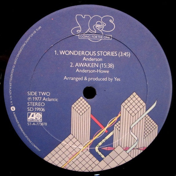 Yes - Going For The One - LP