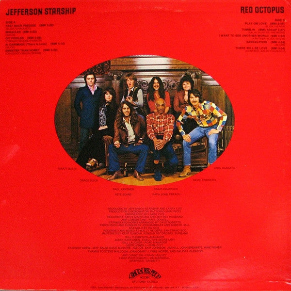 Jefferson Starship - Red Octopus - LP