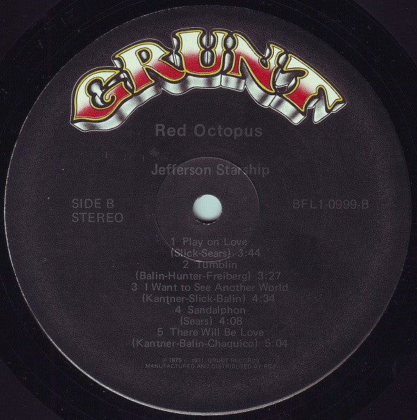 Jefferson Starship - Red Octopus - LP