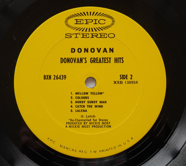 Donovan - Donovan's Greatest Hits - LP