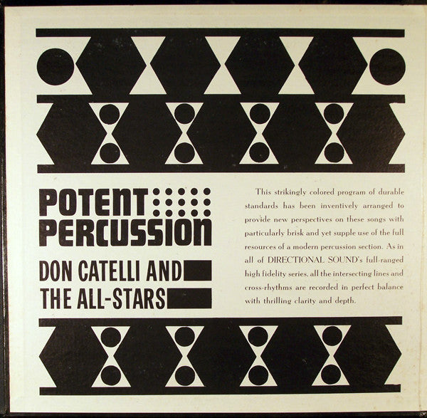 Don Catelli And The All Stars - Potent Percussion - LP