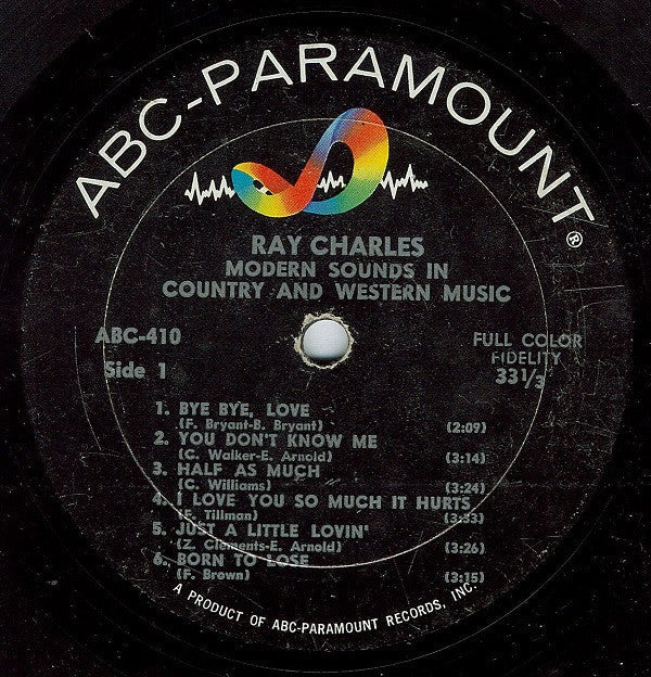 Ray Charles - Modern Sounds In Country And Western Music - LP