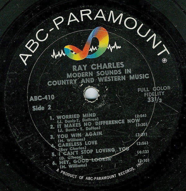 Ray Charles - Modern Sounds In Country And Western Music - LP