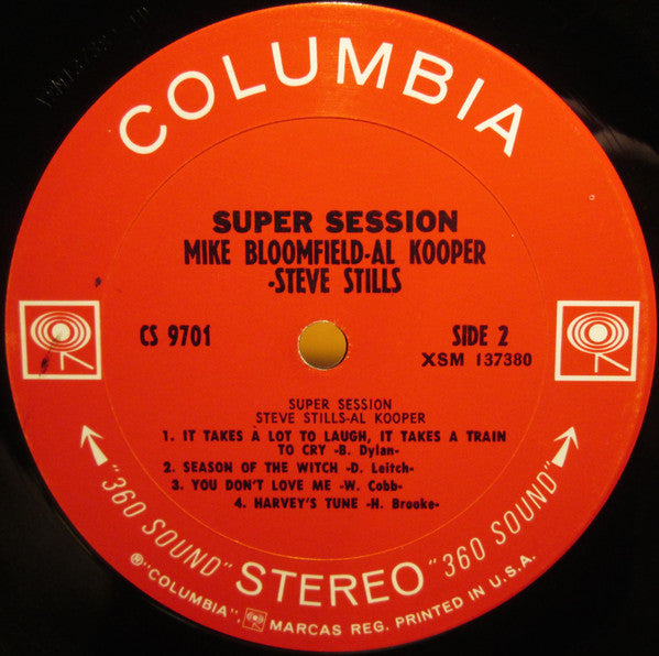 Mike Bloomfield / Al Kooper / Stephen Stills - Super Session - LP