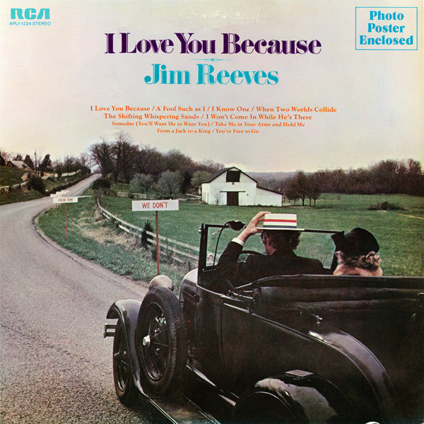 Jim Reeves - I Love You Because - LP