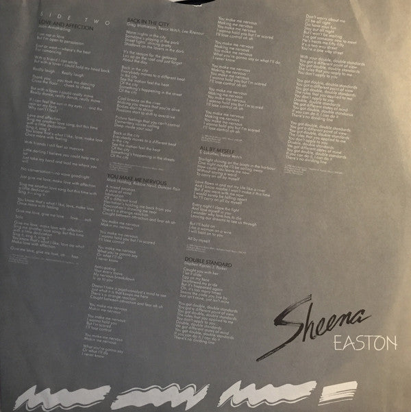 Sheena Easton - A Private Heaven - LP