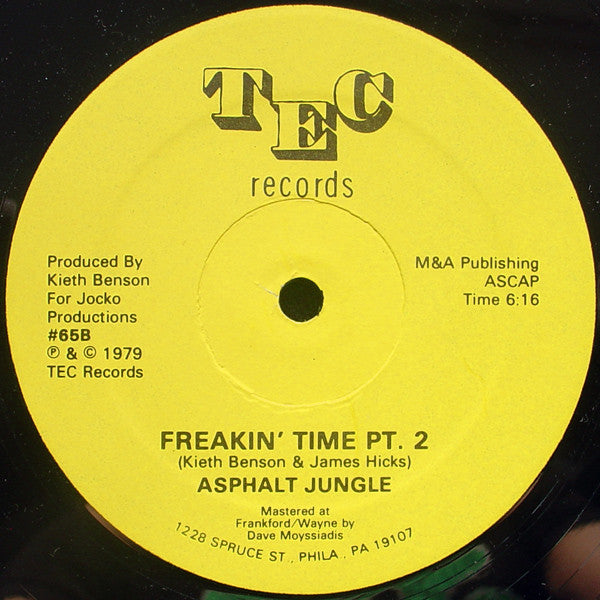 Asphalt Jungle  - Freakin' Time - LP
