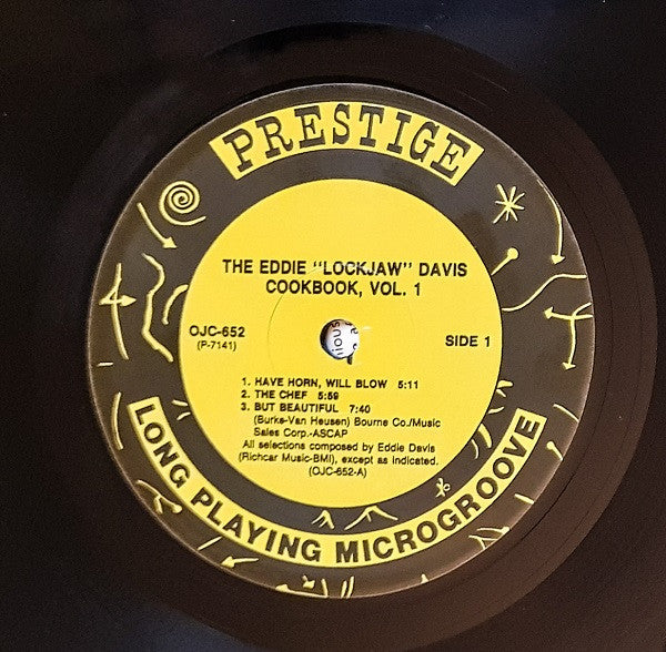 Eddie "Lockjaw" Davis With Shirley Scott, Jerome Richardson - The Eddie "Lockjaw" Davis Cookbook Vol. 1 - LP