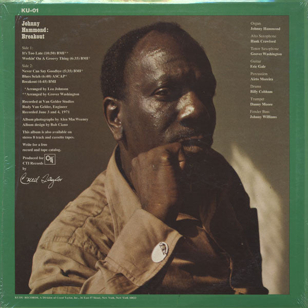 Johnny Hammond - Breakout - LP
