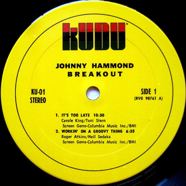 Johnny Hammond - Breakout - LP