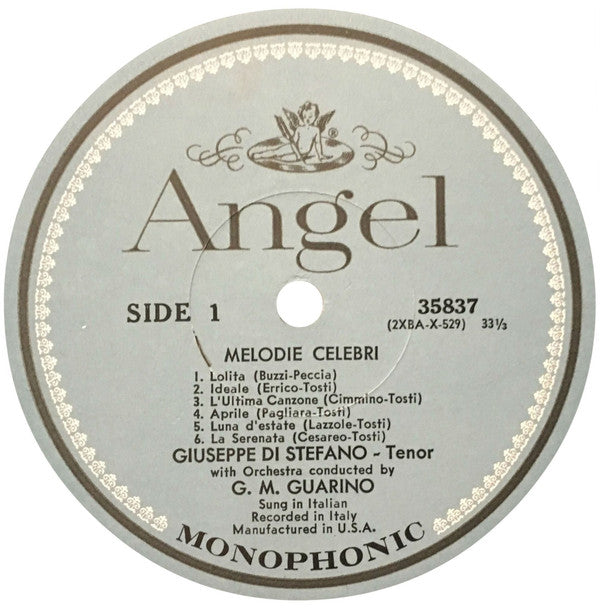 Giuseppe di Stefano - Melodie Celebri (A New Collection Of Neapolitan Songs) - LP