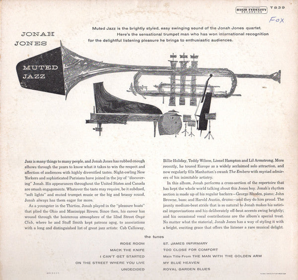 Jonah Jones - Muted Jazz - LP