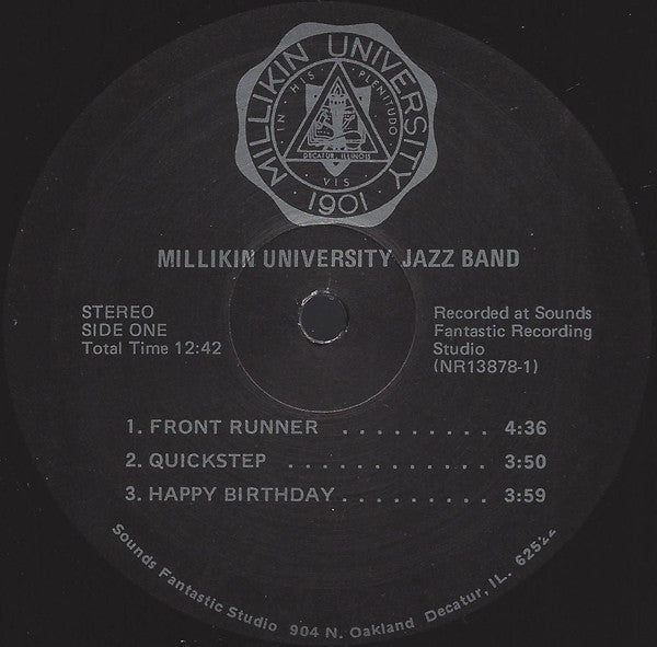 Millikin University Jazz Band - Plays Holman - LP