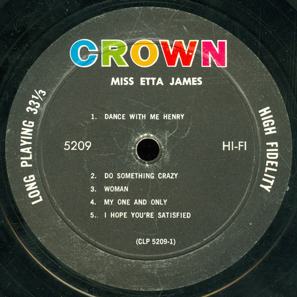 Etta James - Miss Etta James - LP