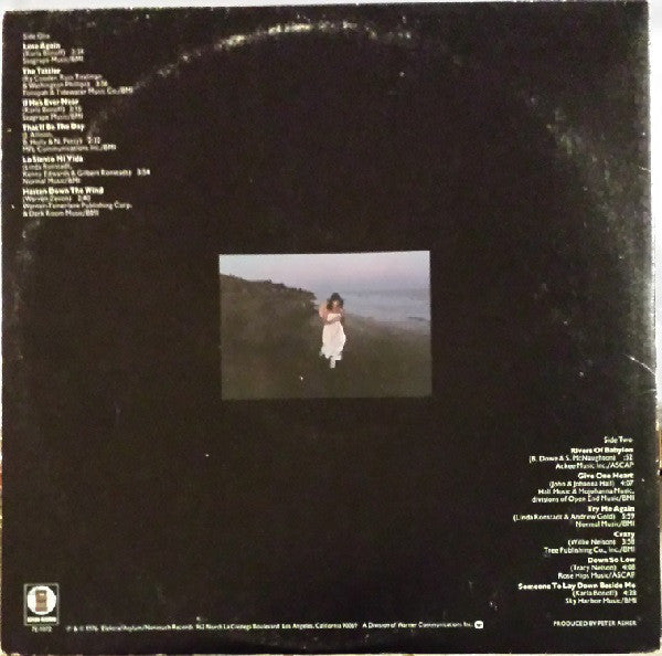 Linda Ronstadt - Hasten Down The Wind - LP