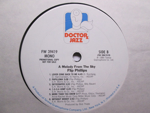 Flip Phillips - A Melody From The Sky - LP