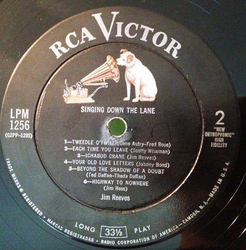 Jim Reeves - Singing Down The Lane - LP