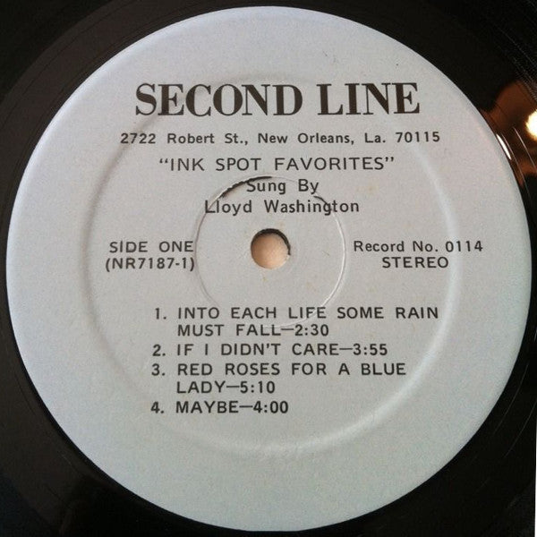Lloyd Washington - Ink Spot Favorites - LP