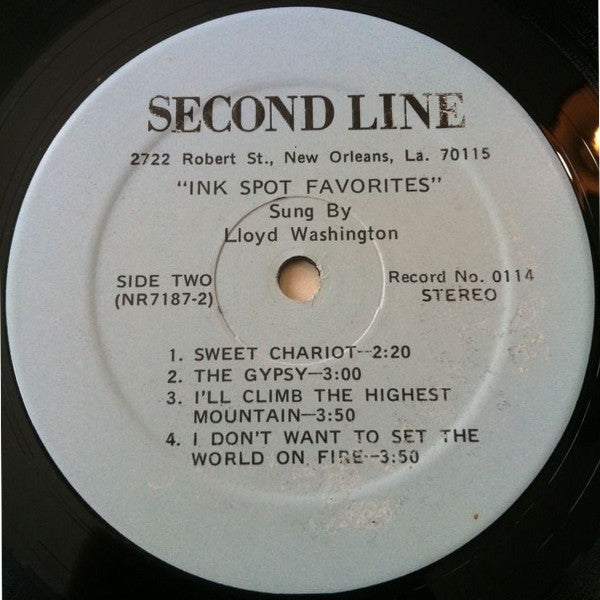 Lloyd Washington - Ink Spot Favorites - LP