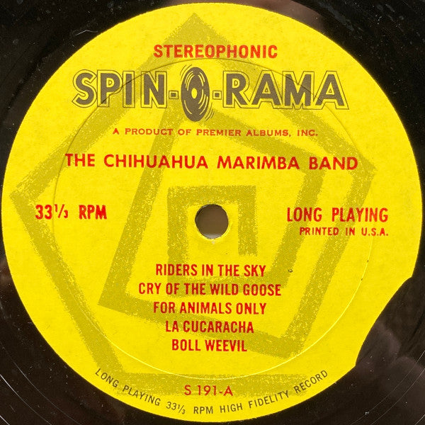 The Chihuahua Marimba Band - Cry Of The Wild Goose - LP