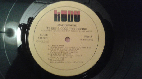 Hank Crawford - We Got A Good Thing Going - LP