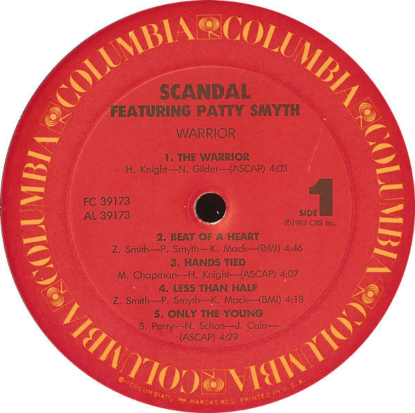 Scandal Featuring Patty Smyth - Warrior - LP