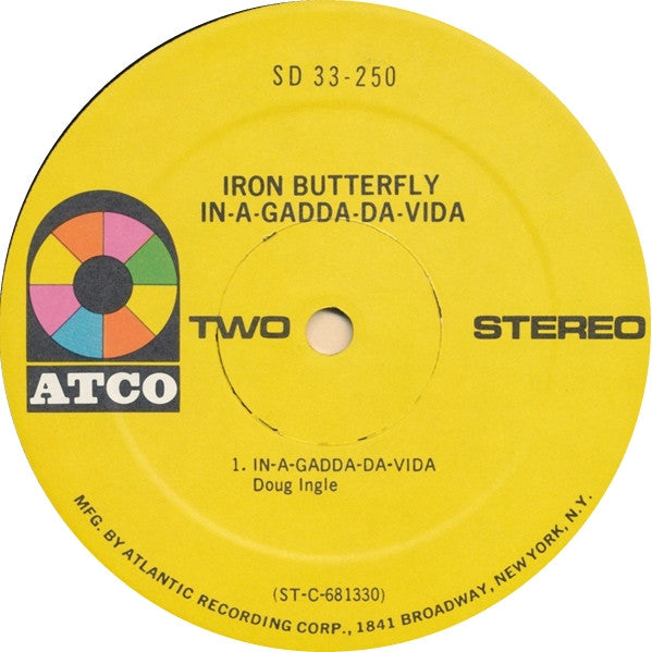 Iron Butterfly - In-A-Gadda-Da-Vida - LP