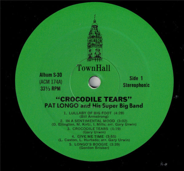 Pat Longo And His Super Big Band - Crocodile Tears - LP