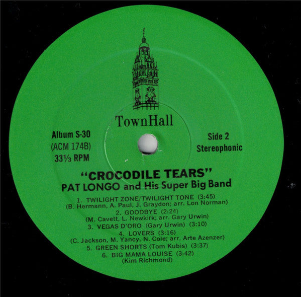 Pat Longo And His Super Big Band - Crocodile Tears - LP