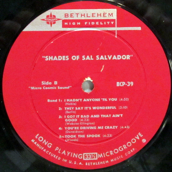 Sal Salvador - Shades Of Sal Salvador - LP