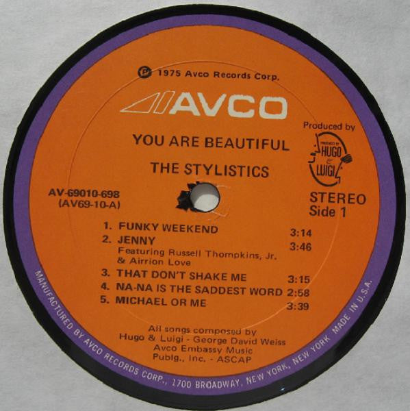 The Stylistics - You Are Beautiful - LP