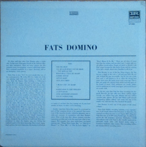 Fats Domino - The Fabulous Mr. D - LP