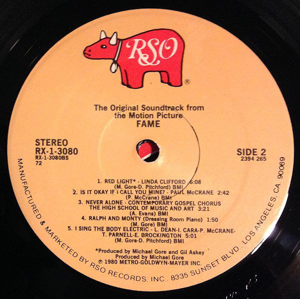 Various - Fame (The Original Soundtrack From The Motion Picture) - LP