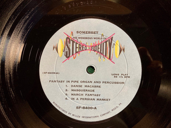 Georges Montalba - Fantasy In Pipe Organ And Percussion - LP
