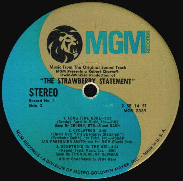 Various - The Strawberry Statement - LP