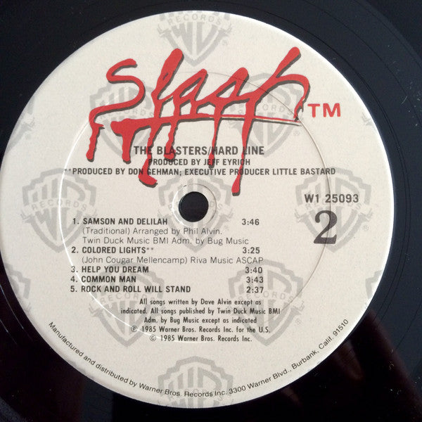 The Blasters - Hard Line - LP