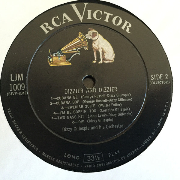 Dizzy Gillespie And His Orchestra - Dizzier And Dizzier - LP