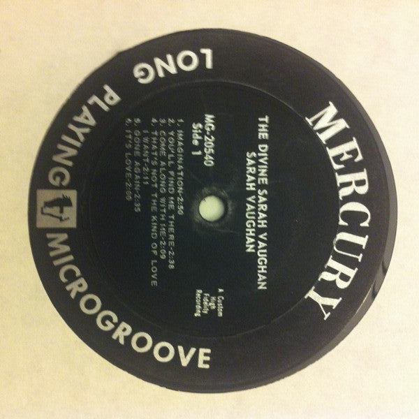 Sarah Vaughan - The Divine Sarah Vaughan - LP