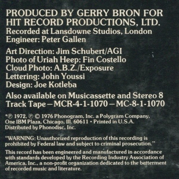 Uriah Heep - The Best Of Uriah Heep - LP