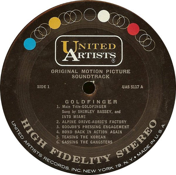 John Barry - Goldfinger (Original Motion Picture Sound Track) - LP