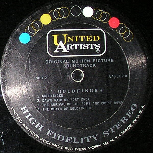 John Barry - Goldfinger (Original Motion Picture Sound Track) - LP