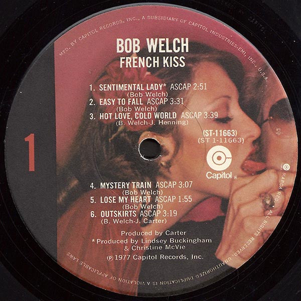 Bob Welch - French Kiss - LP