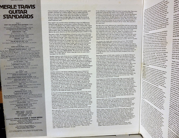 Merle Travis - Guitar/Standards (24 Great New Performances!) - LP