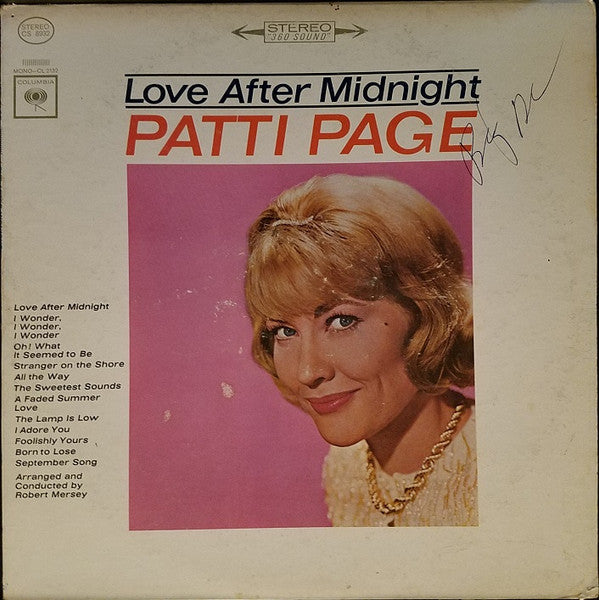 Patti Page - Love After Midnight - LP