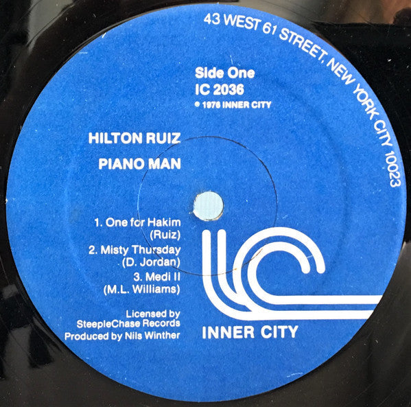 Hilton Ruiz Trio - Piano Man - LP