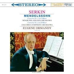 Mendelssohn*, Rudolf Serkin / Eugene Ormandy Conducts The Philadelphia Orchestra And The Columbia Symphony Orchestra* - Piano Concerto Nos. 1 & 2 - LP