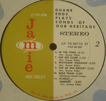 Duane Eddy - Songs Of Our Heritage - LP