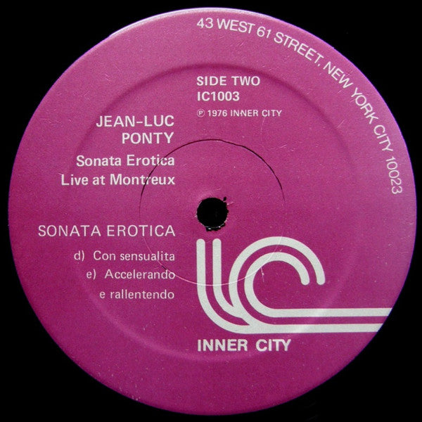 Jean-Luc Ponty - Live At Montreux - LP