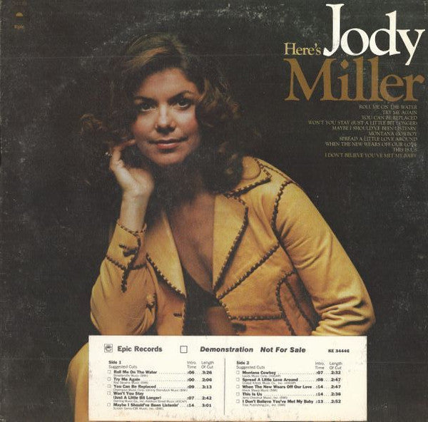 Jody Miller - Here's Jody Miller - LP