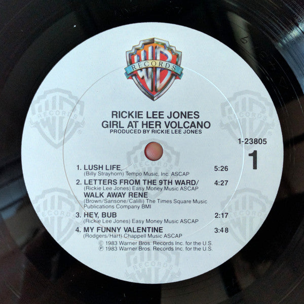 Rickie Lee Jones - Girl At Her Volcano - LP